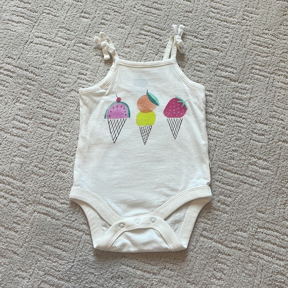 Gap ice cream cone sleeveless onesie - Picture 2 of 7